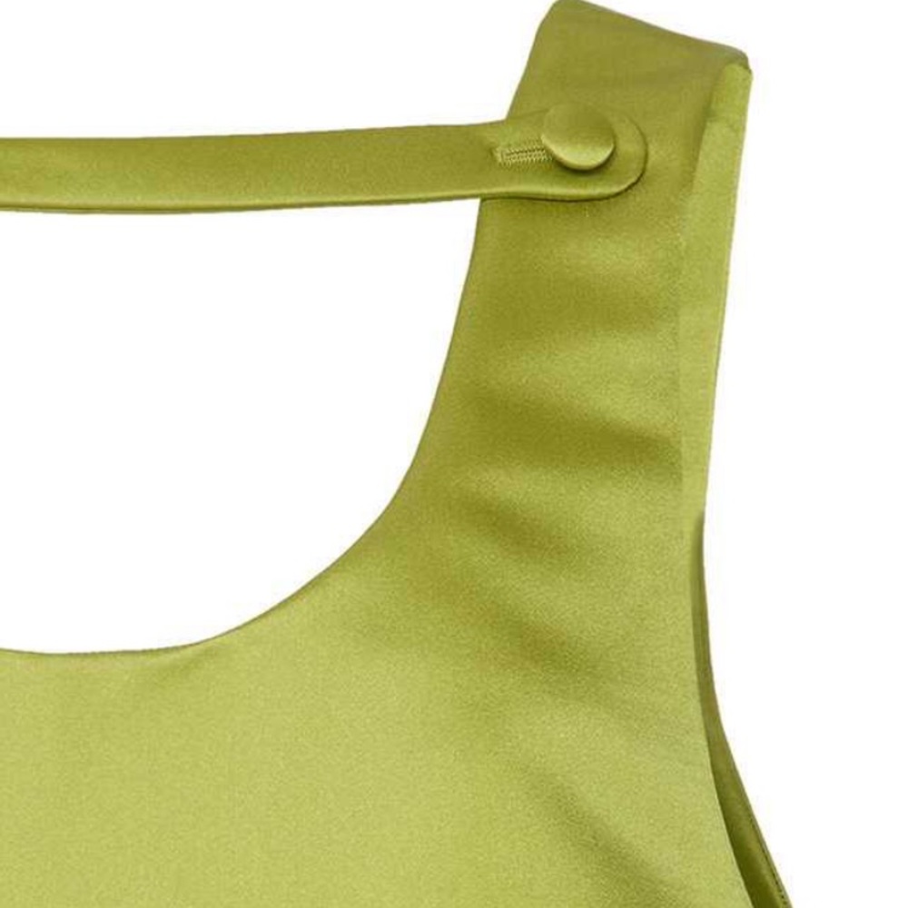 NWT Prada satin trapeze top in green size 4 - Picture 3 of 10